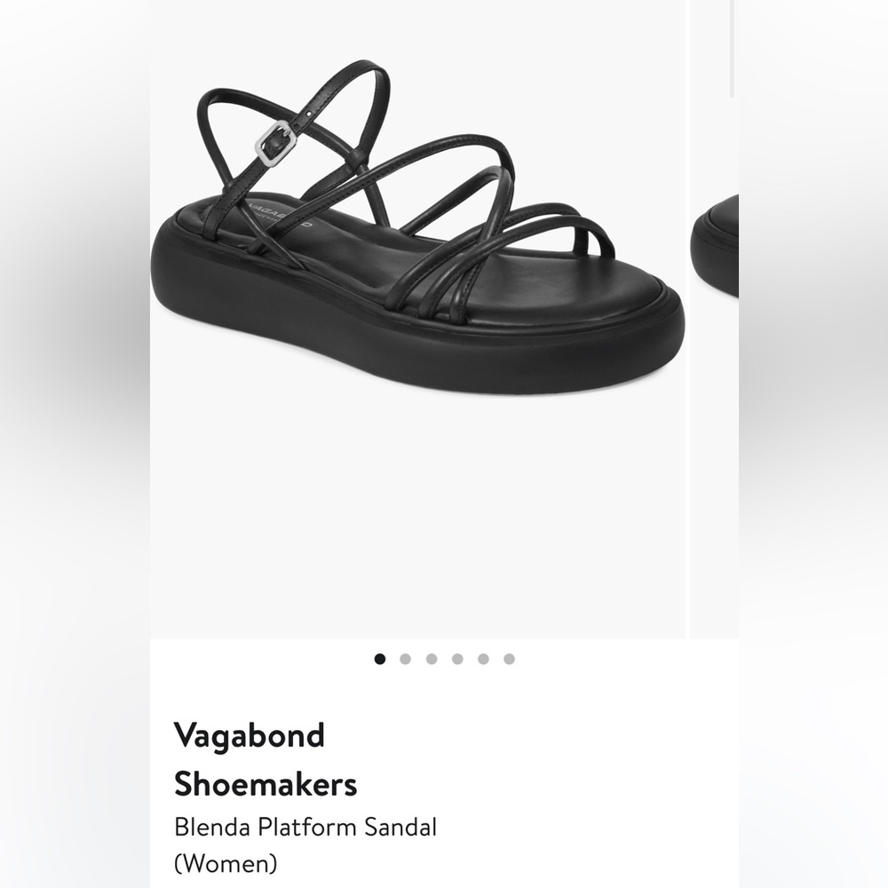 Vagabond Black Sandals